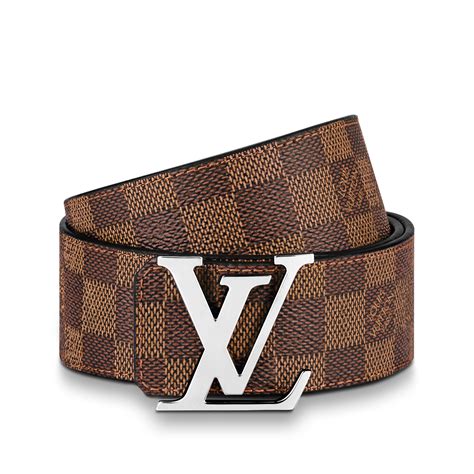 cintura lv nera a scacchi|Louis Vuitton LV Shape Cintura Reversibile Monogram 40MM.